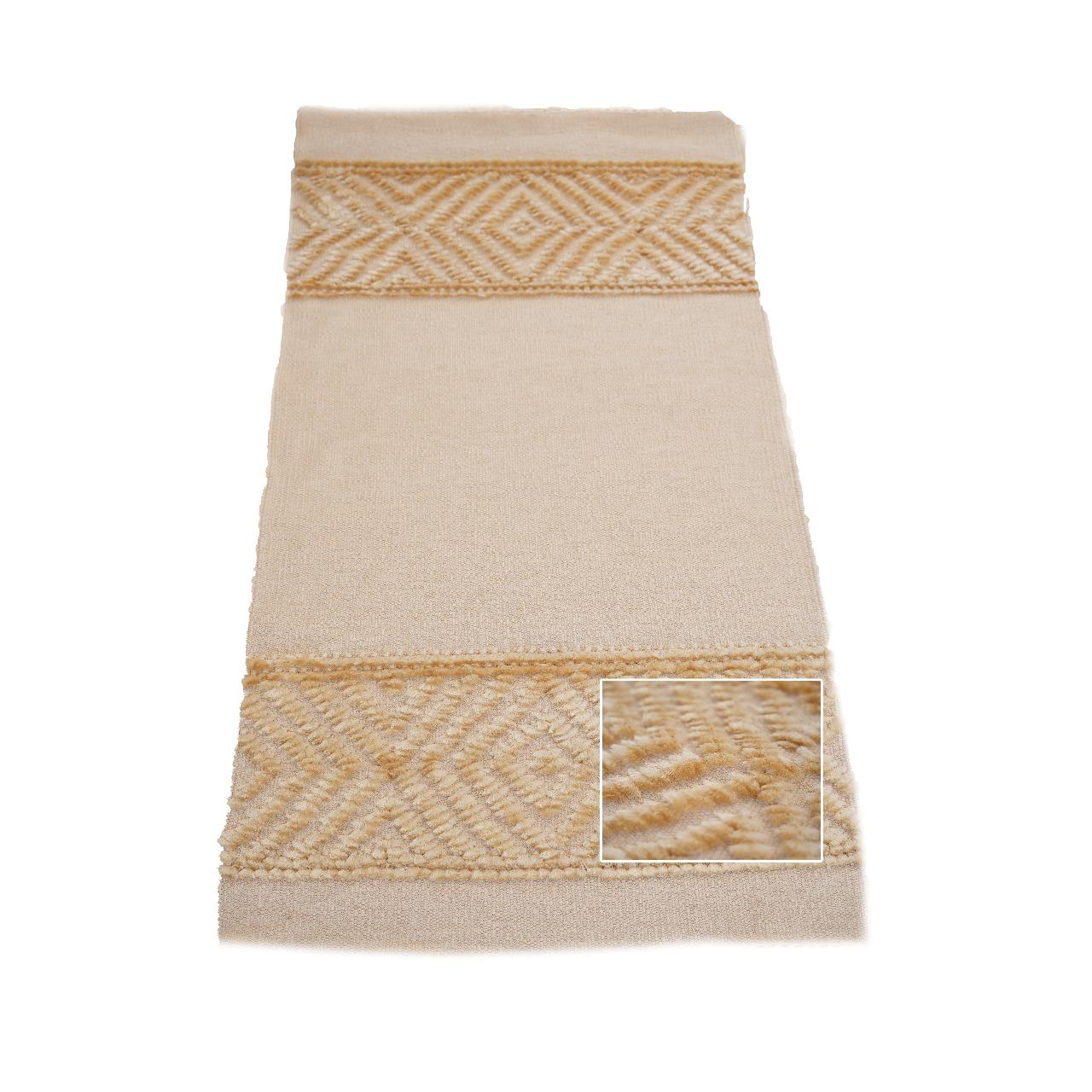 Tissage avec bande losange