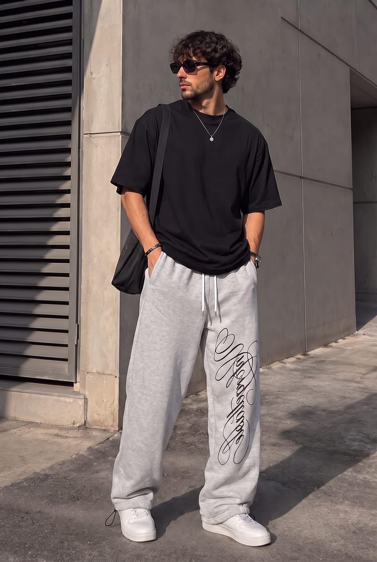 Baggy Jogging Oversize Imprimé 4