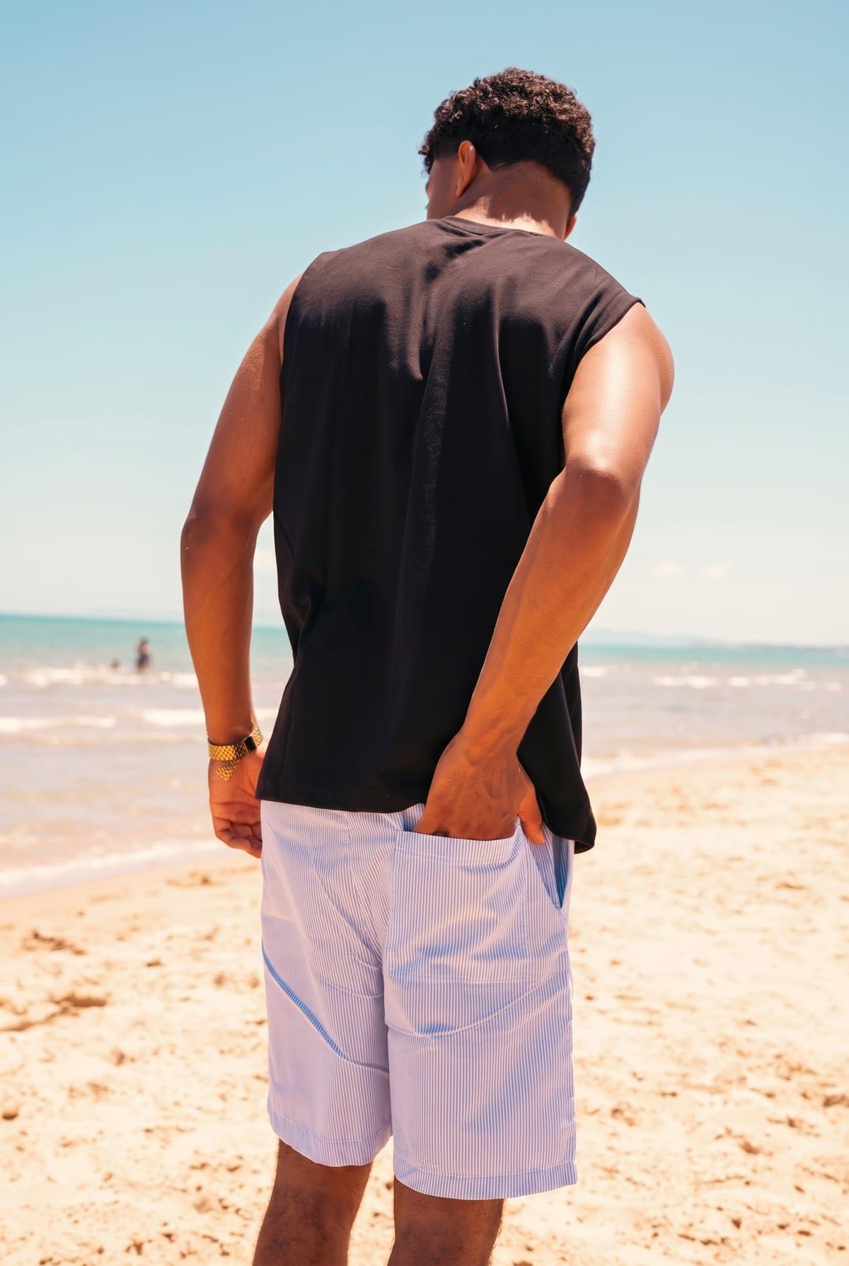 Set Débardeur + Short Riée Blue 5