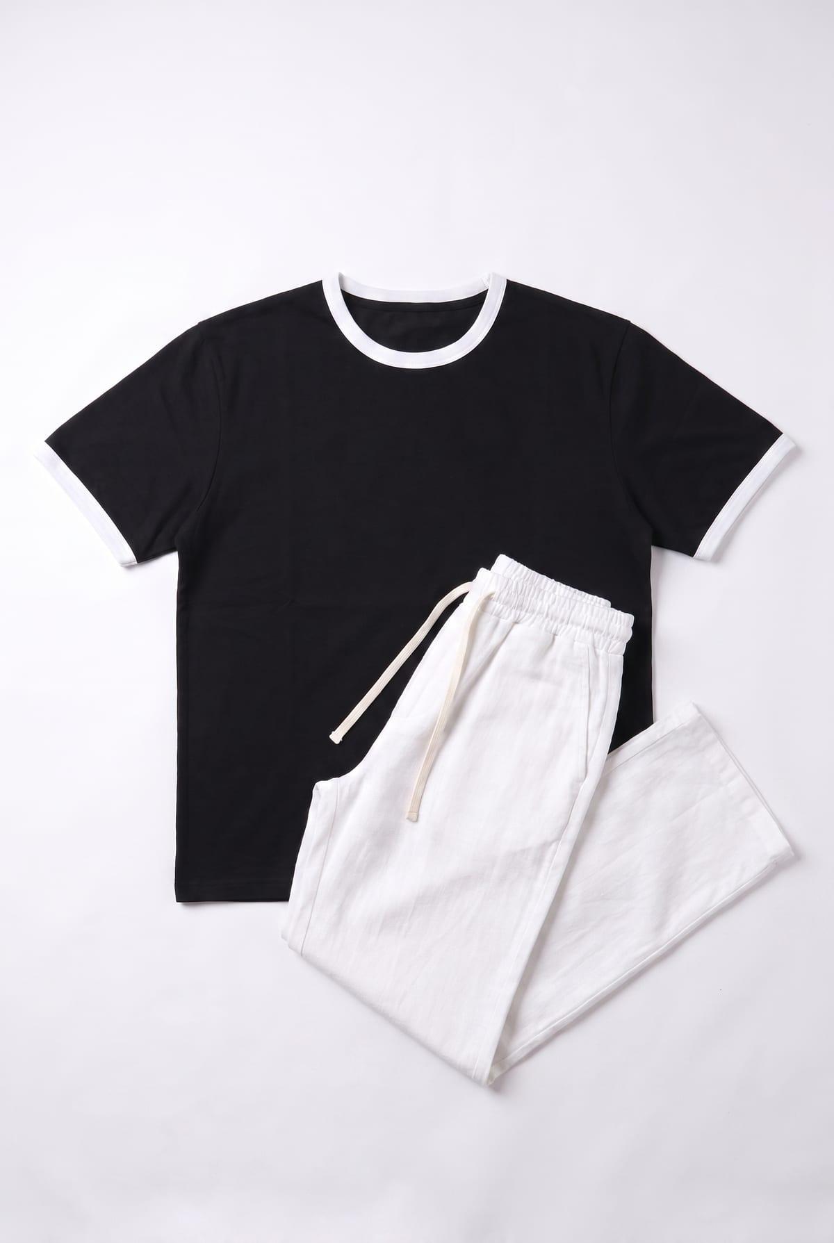 Set Ringer T-Shirt + Pantalon Kamraya Blanc 3