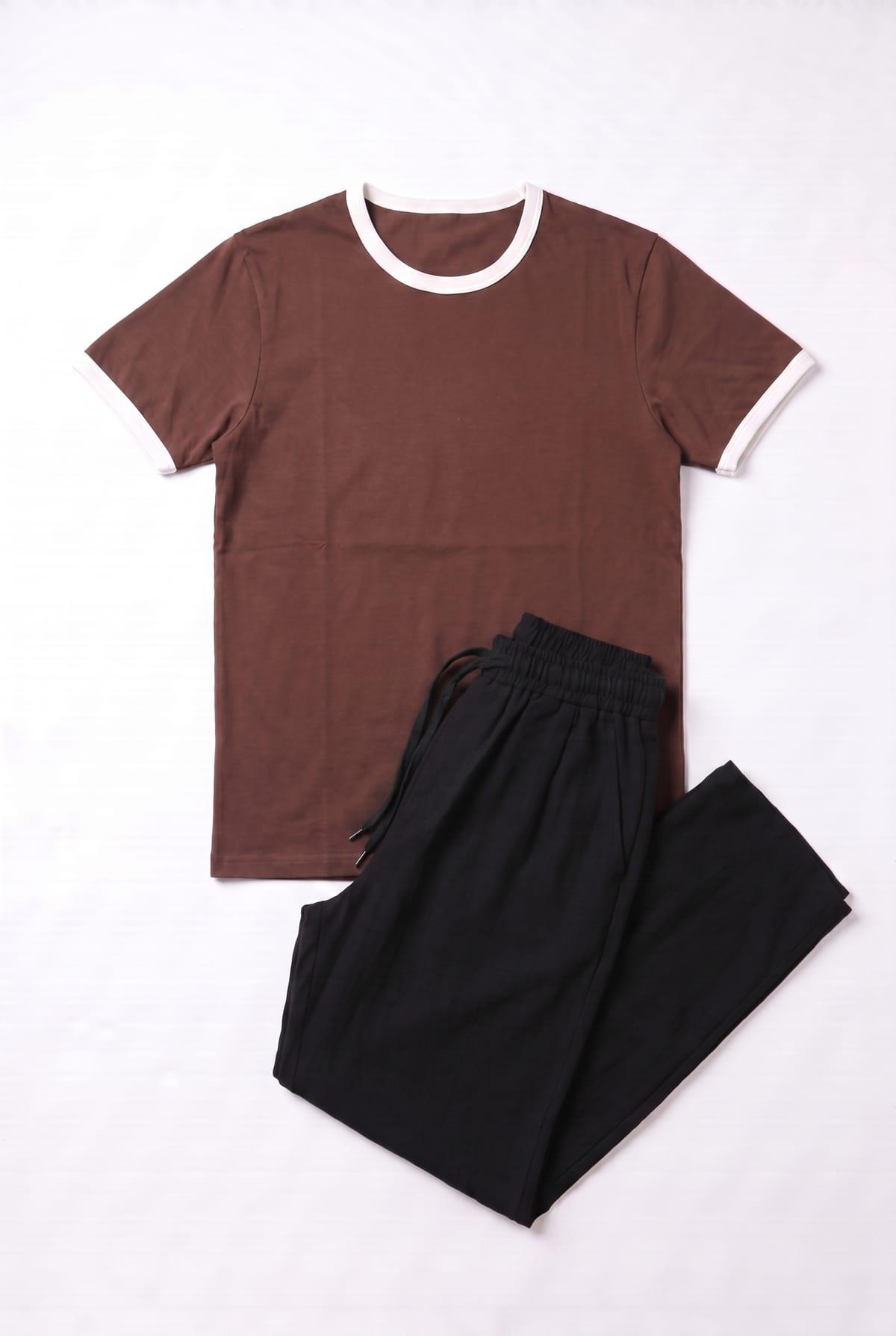 Set Ringer T-Shirt + Pantalon Kamraya Noir 4