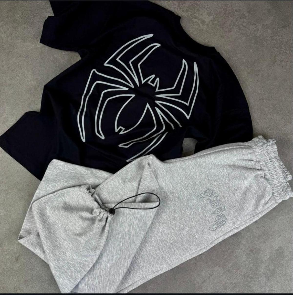 Set T-Shirt Oversize Imprimé Spider + Baggy Pants 4