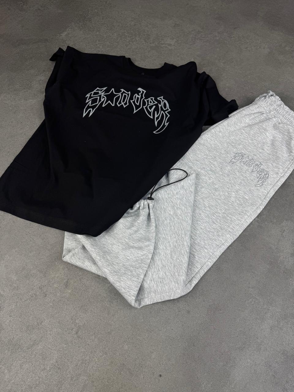 Set T-Shirt Oversize Imprimé Spider + Baggy Pants 6