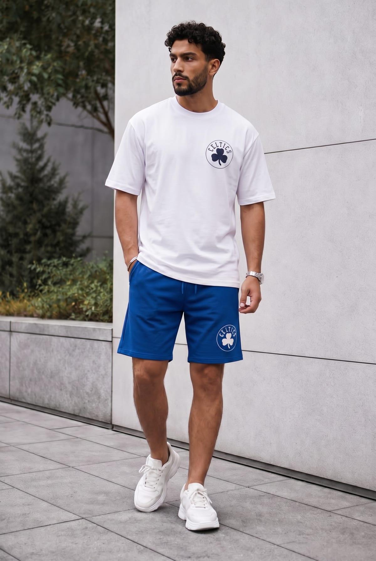 Set Tshirt Blanc+short 5