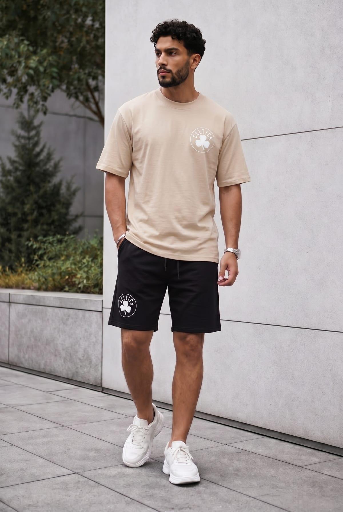 Set Tshirt Blanc+short 6