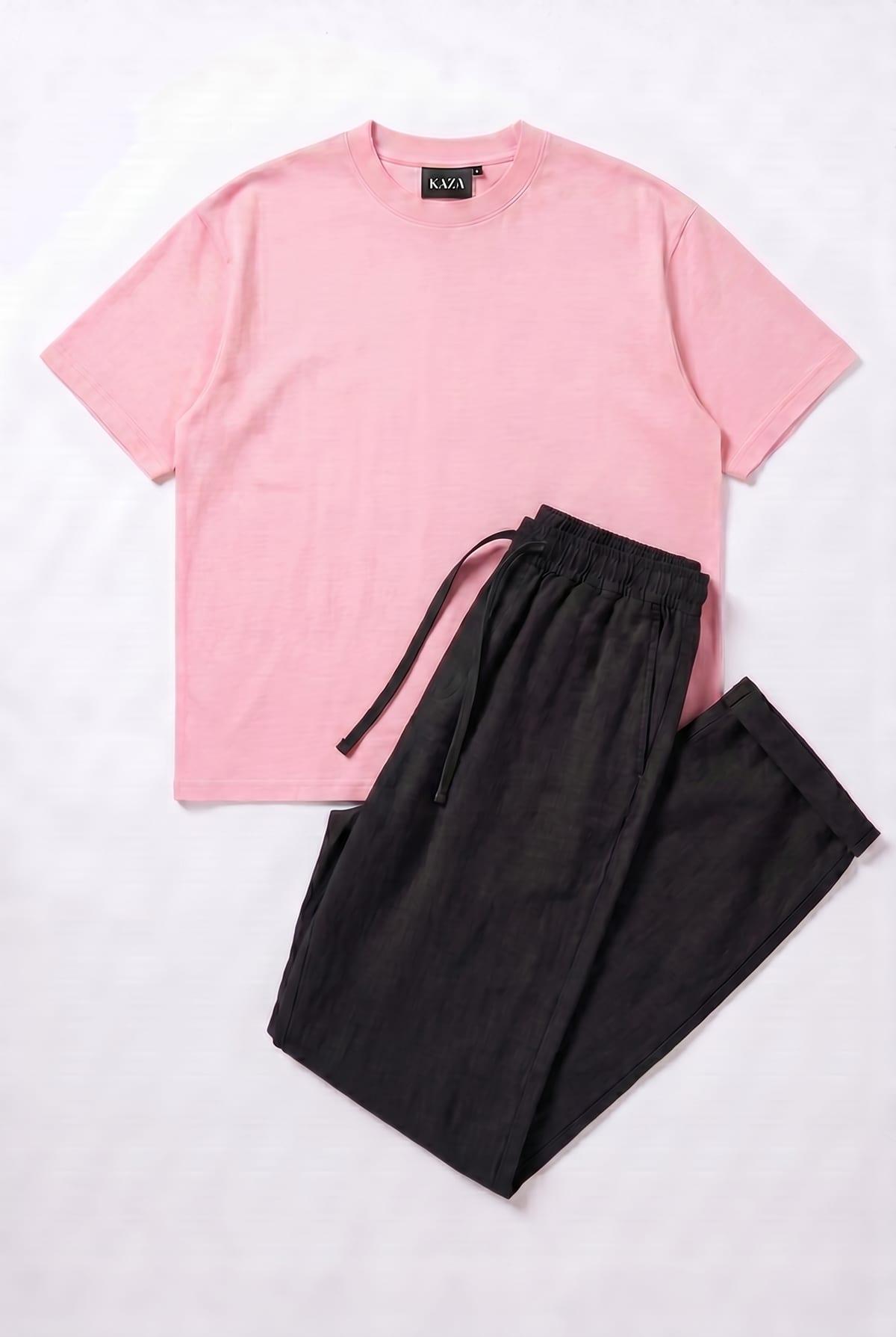 Set Tshirt Coton Oversized + Kamraya Noir 2