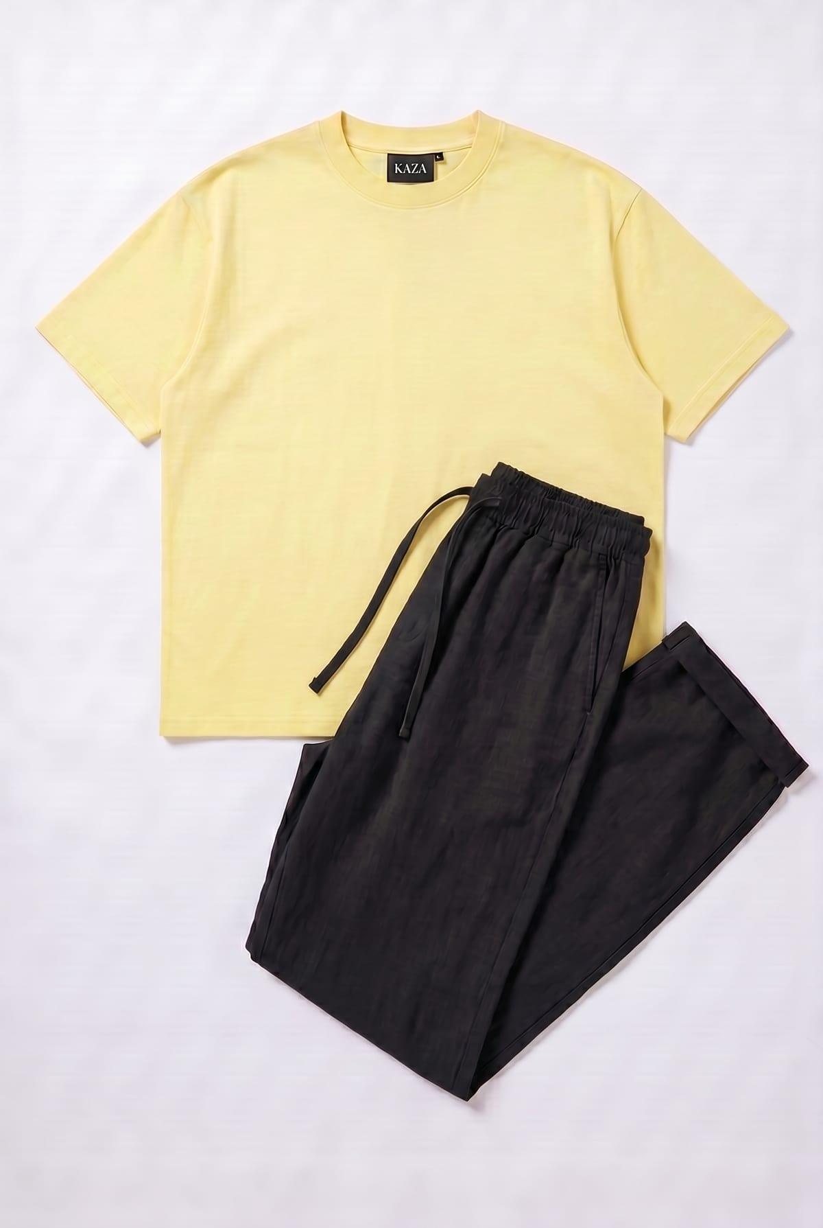 Set Tshirt Coton Oversized + Kamraya Noir 3