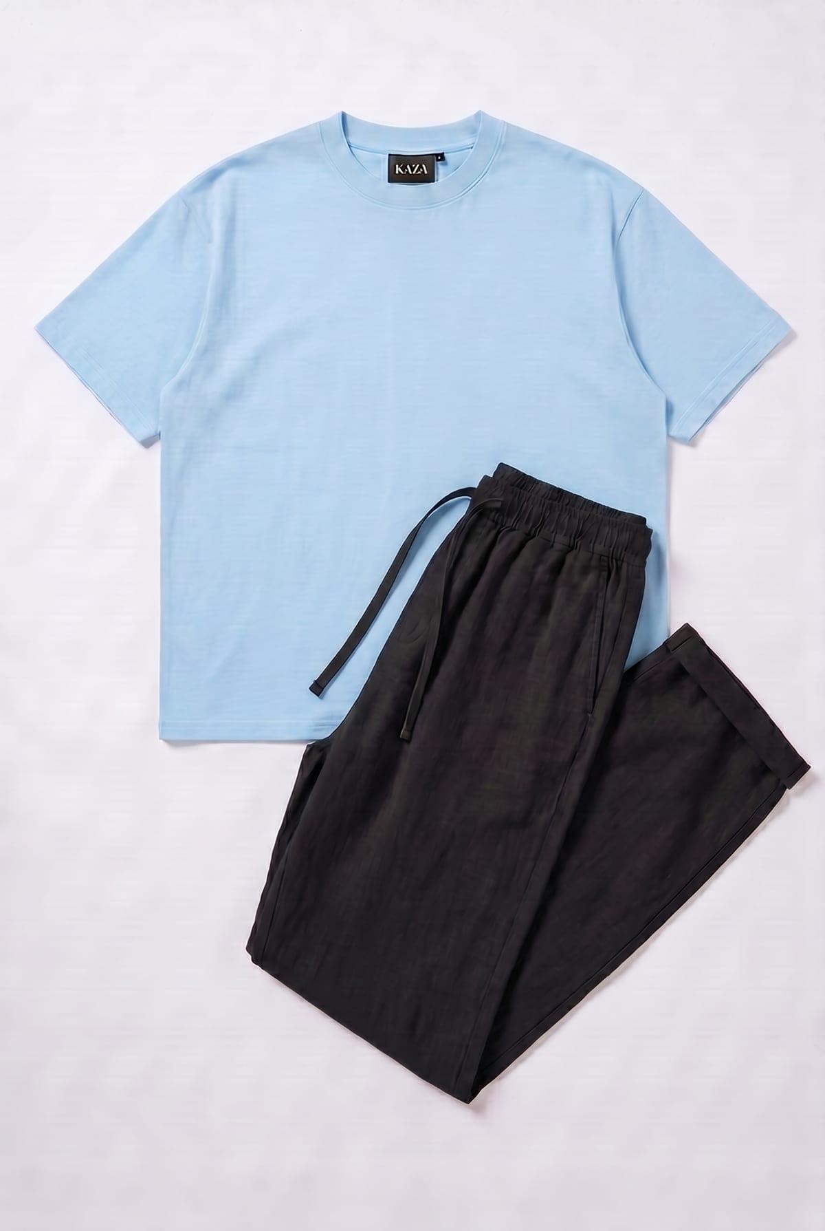 Set Tshirt Coton Oversized + Kamraya Noir 4