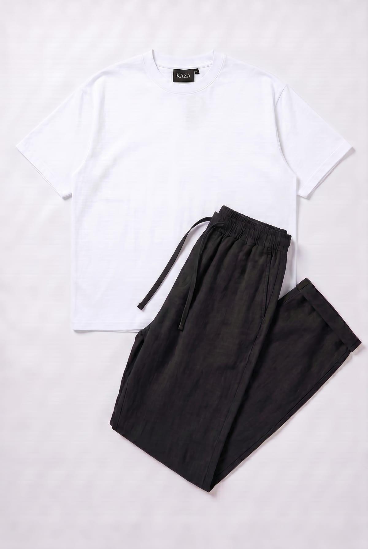 Set Tshirt Coton Oversized + Kamraya Noir 6