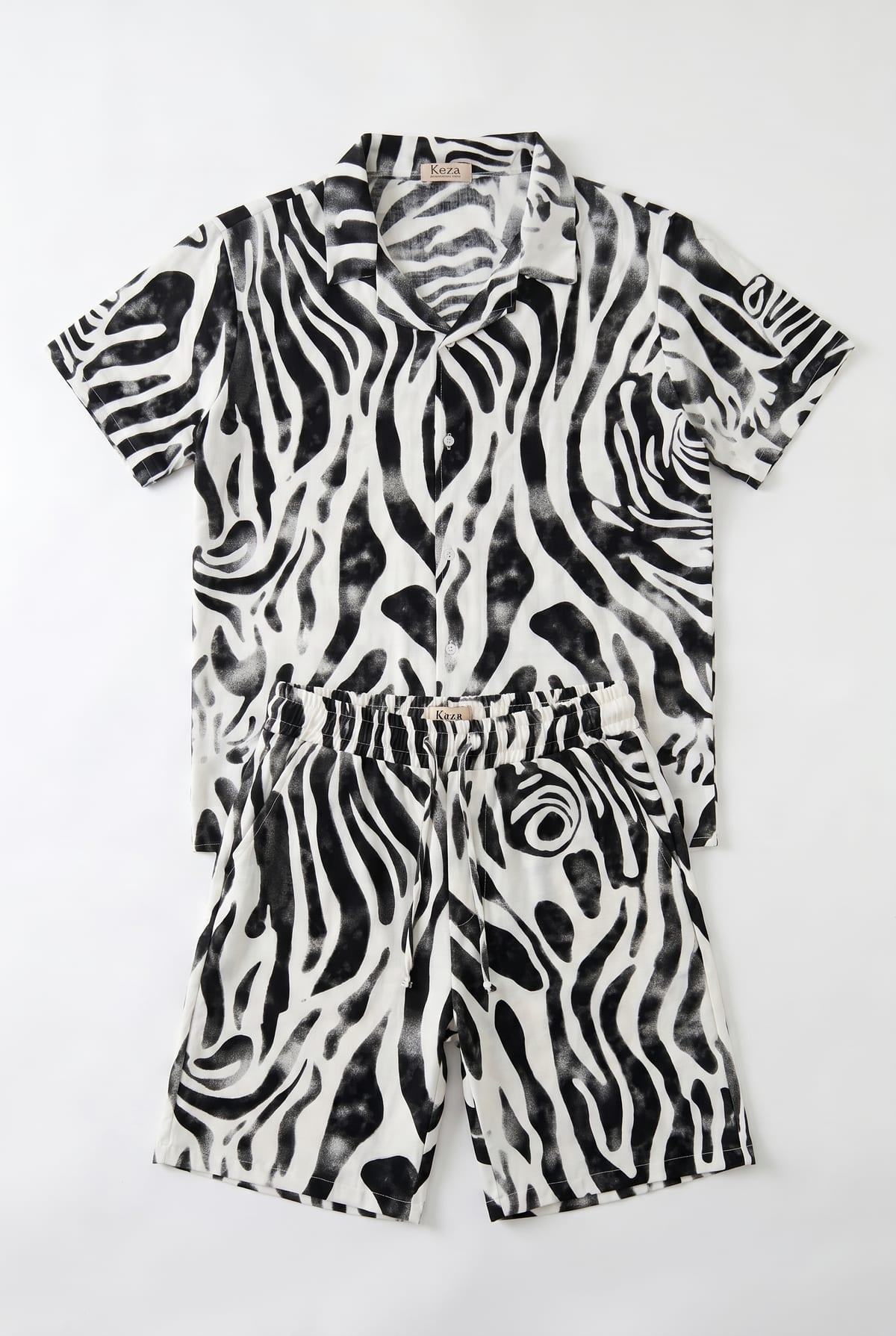 Set Zebra Chemise + Short