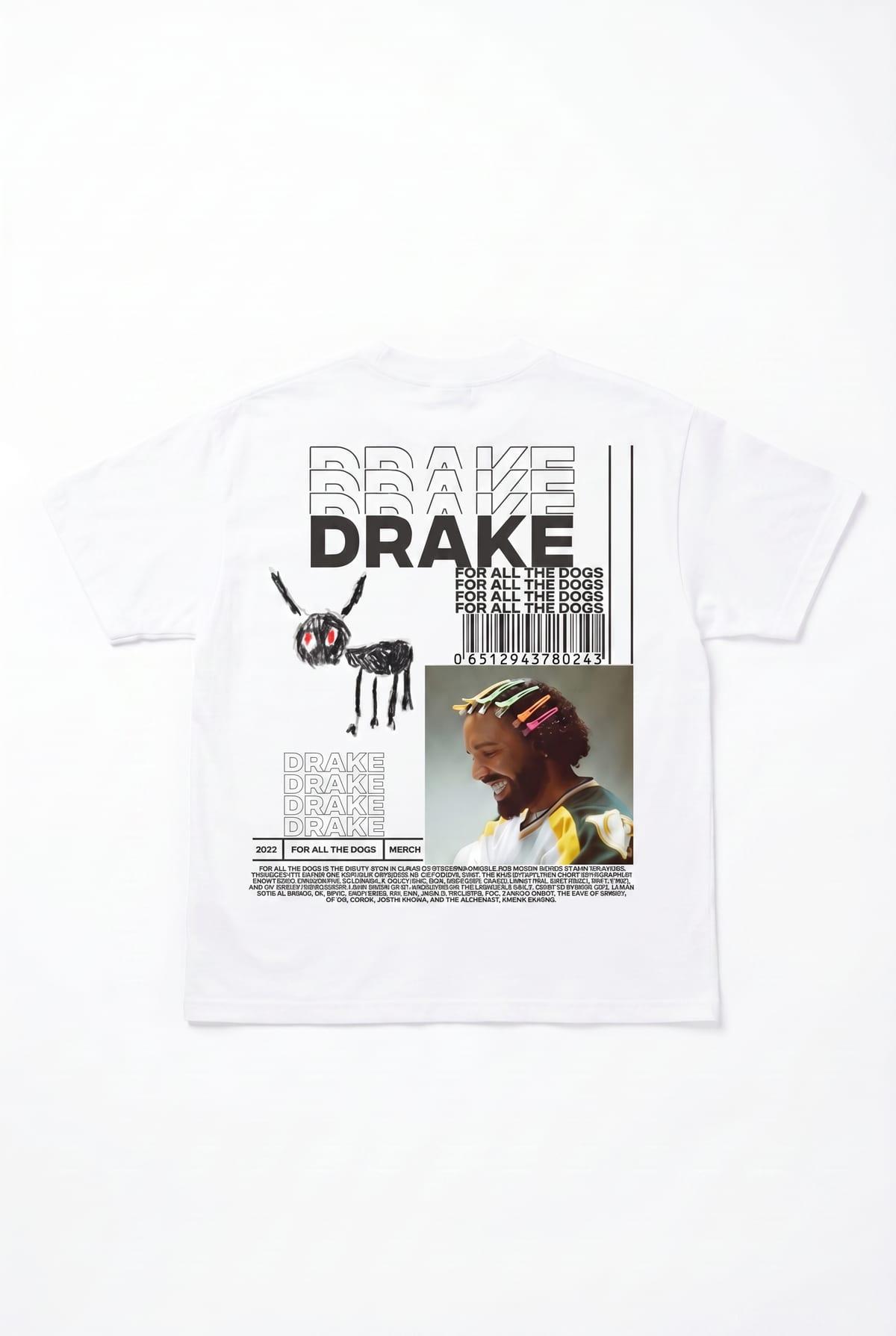T-Shirt Oversize Imprimé Drake 2 6