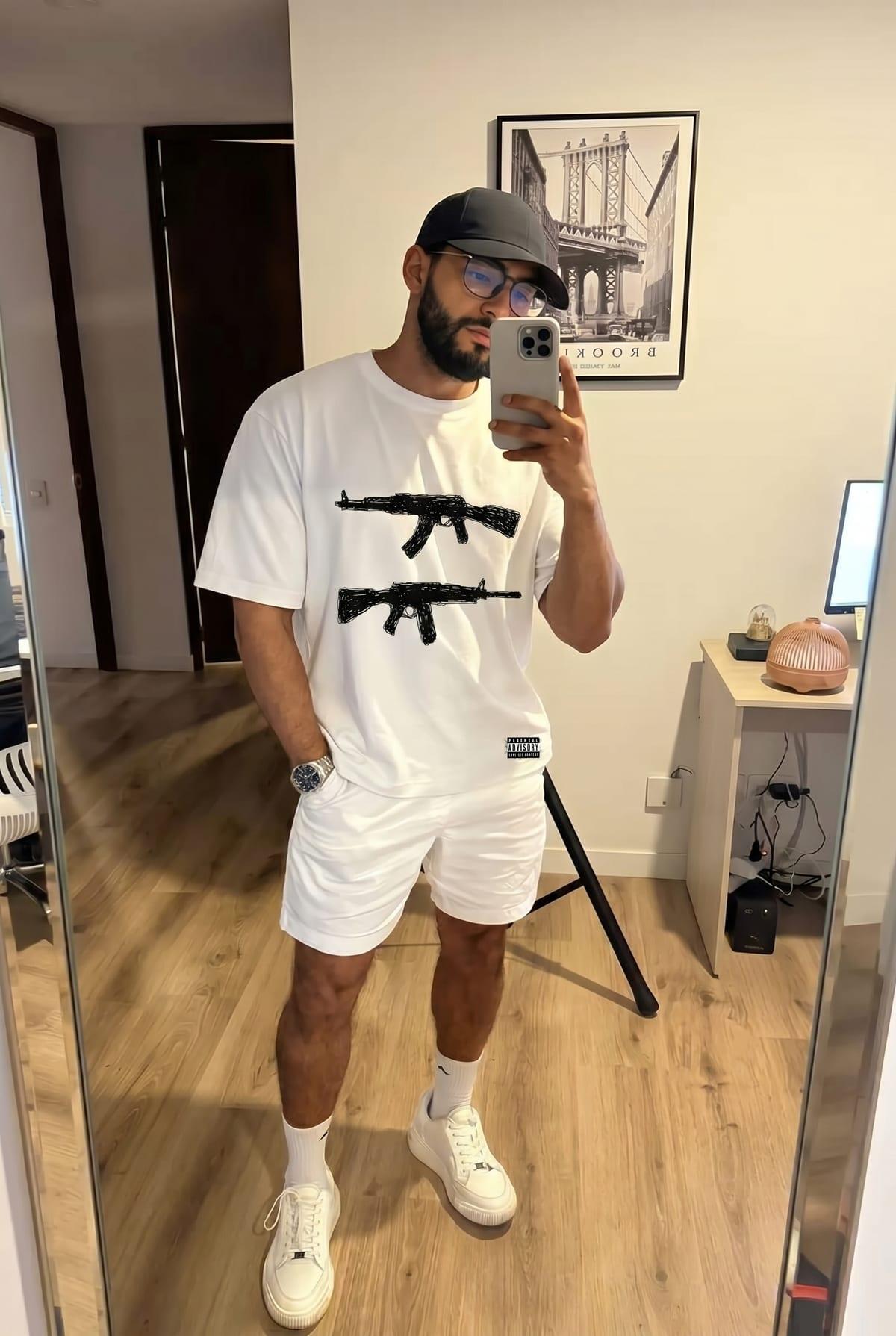 T-Shirt Oversize Imprimé Gang 2