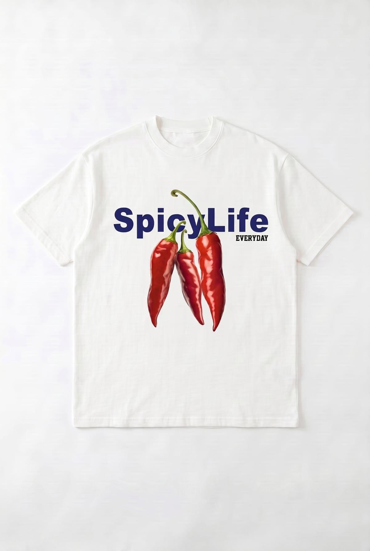T-Shirt Imprimé Spicy Life