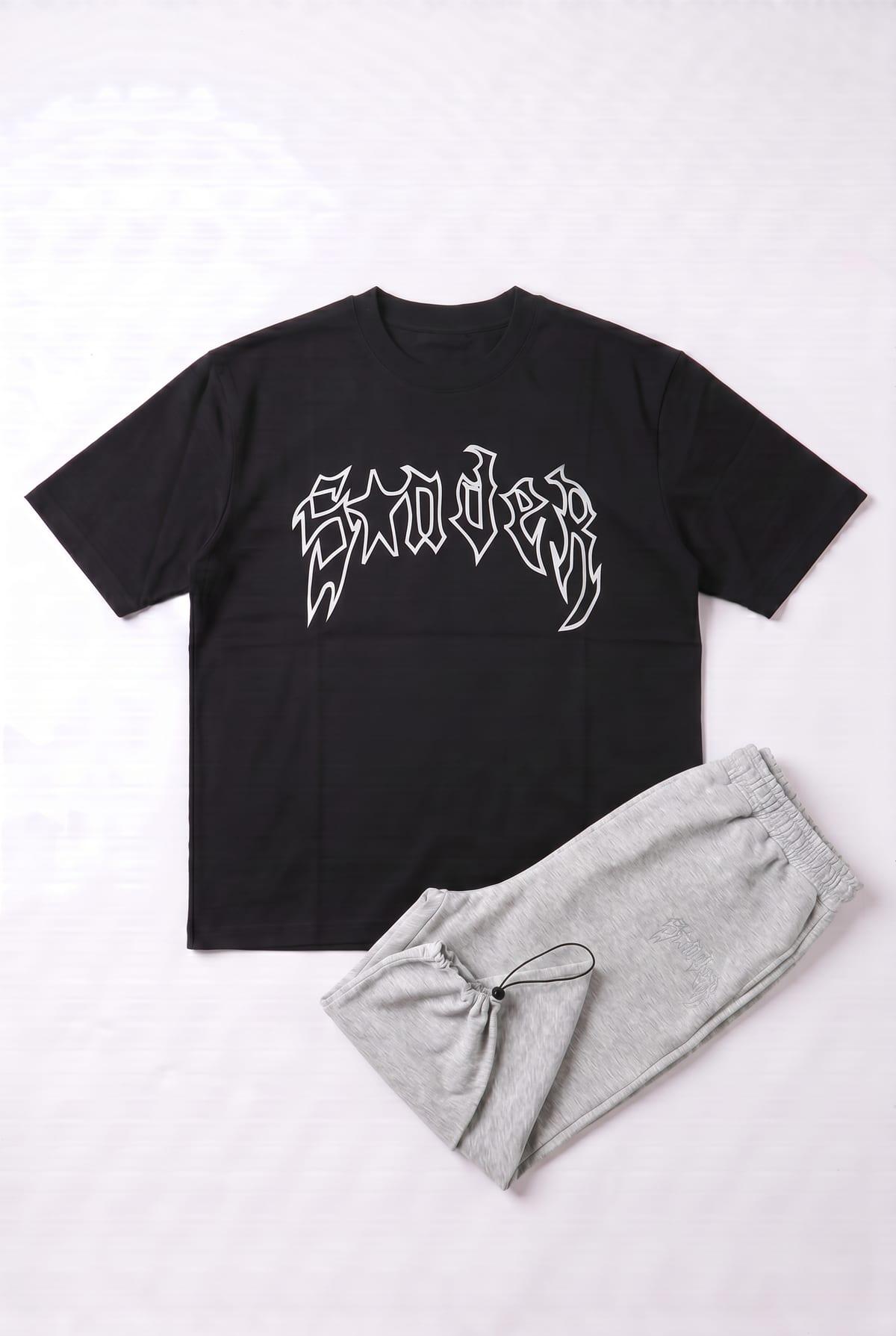 Set T-Shirt Oversize Imprimé Spider + Baggy Pants