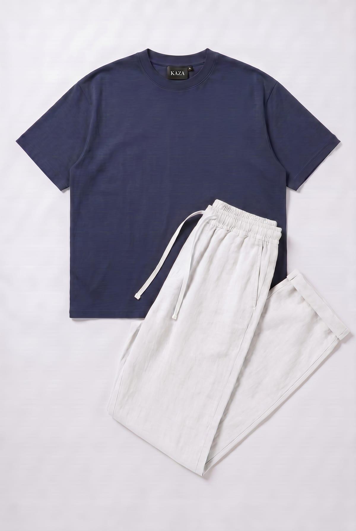 Set Tshirt Coton Oversized + Kamraya Blanc
