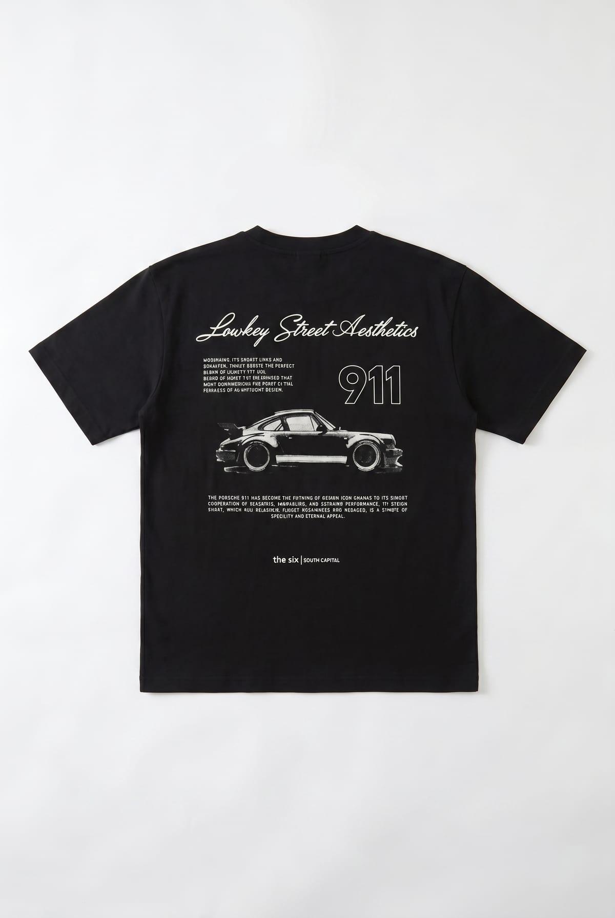 T-Shirt Oversize Imprimé 911