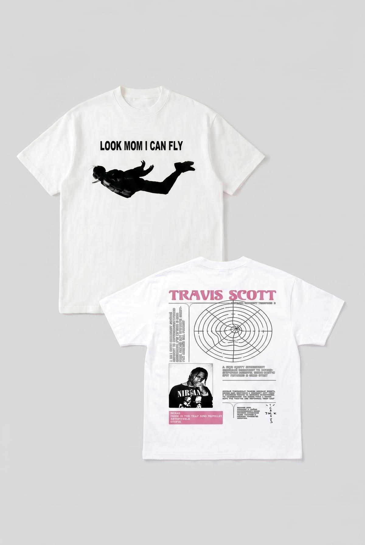 T-Shirt Imprimé Travis Scott